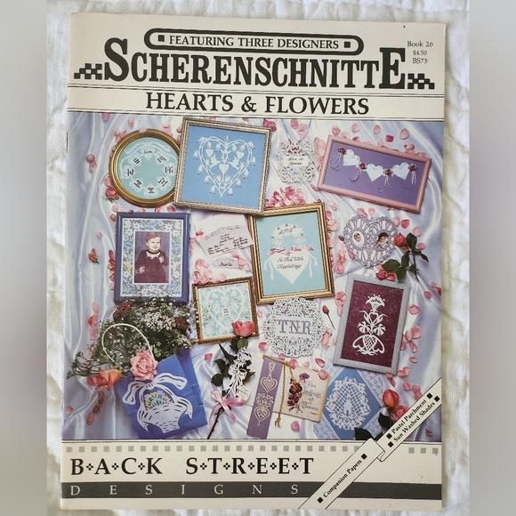 Hearts & Flowers Designs Book 17 pages - Picture 1 of 5
